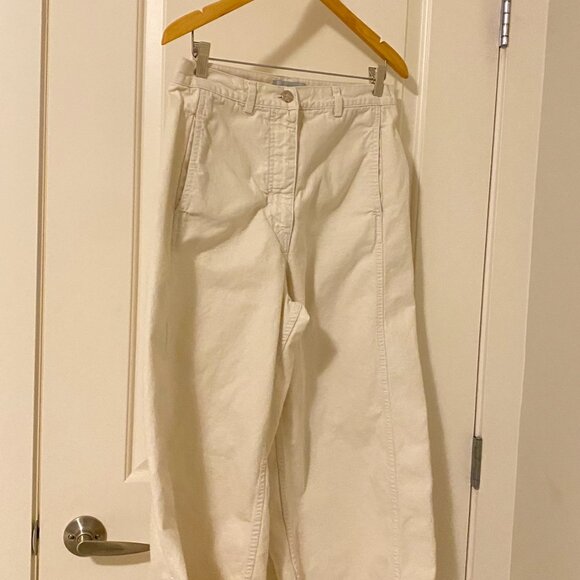 Rachel Comey - Garra Pant - Dirty White Canvas - Size 10 - Picture 2 of 6